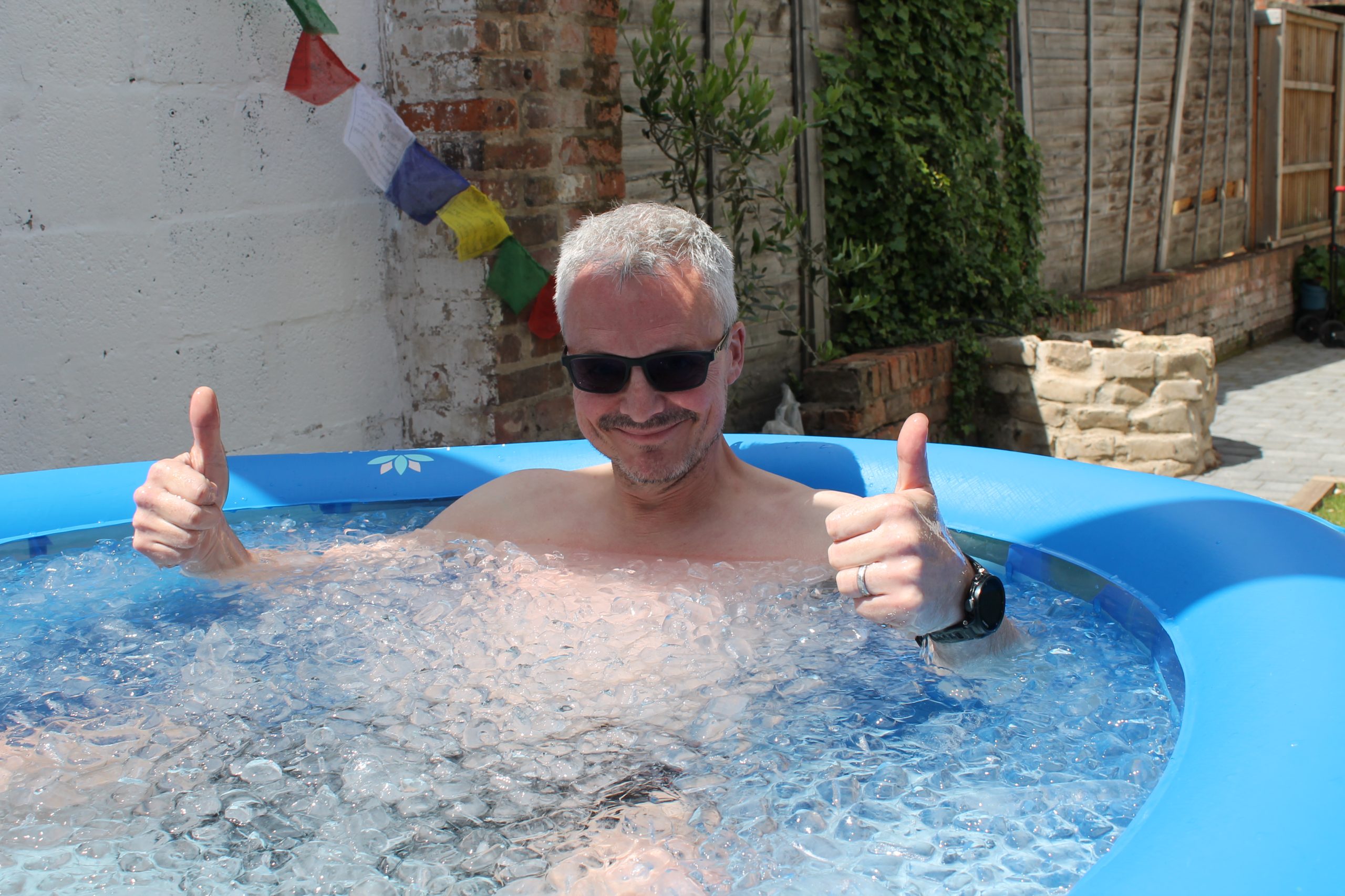 Ice bath coaching session